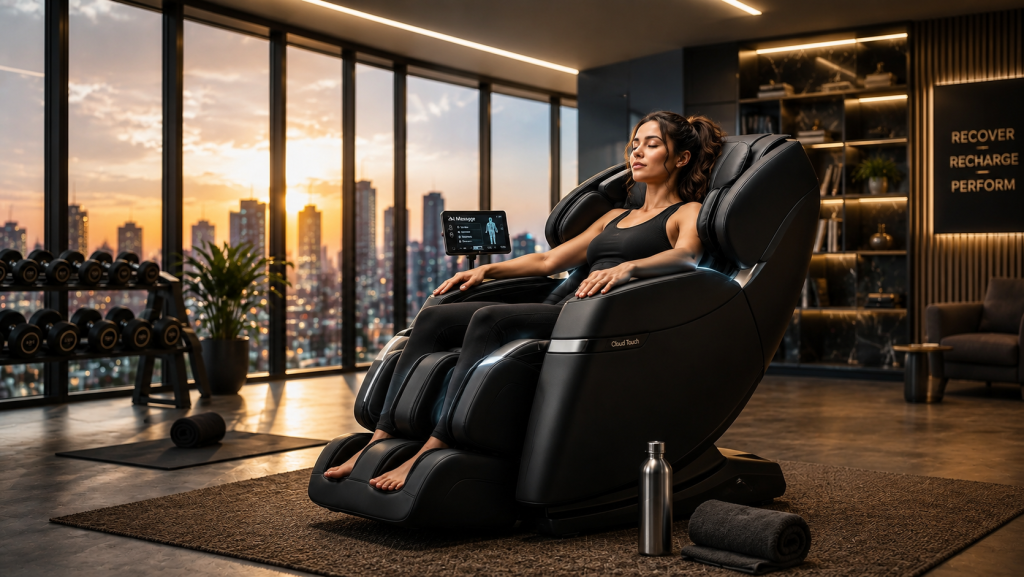 synca wellness jp3000-5d ai deluxe zero gravity massage chair